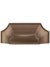 Empire Cup Pull - 3 inch Center-to-Center in Brushed Bronze.